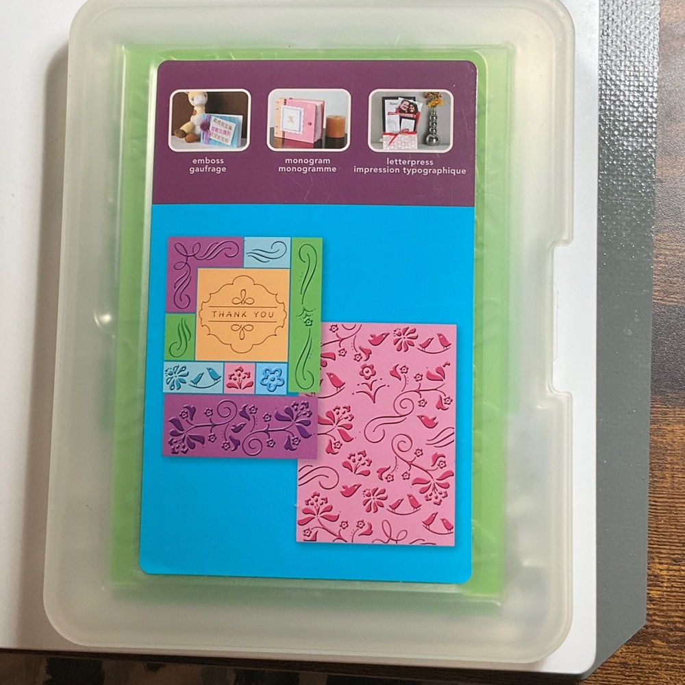 Cuttlebug Embossing Folders, Thank You